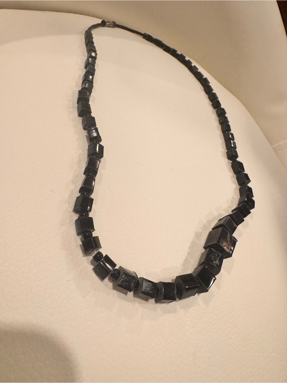 Vintage Black Coral Necklace - Women Jewelry